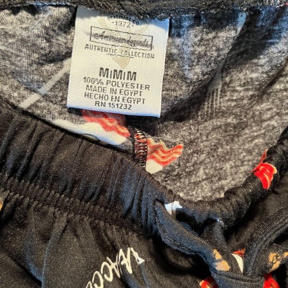 Mens Bacon Eggs Sleep Pants PJ Bottoms Pajamas Medium - Picture 2 of 2